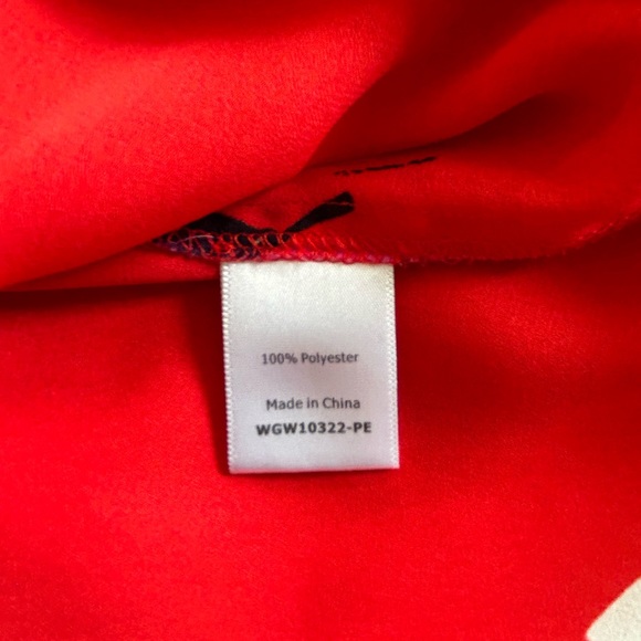 Red Floral Top - Picture 3 of 3